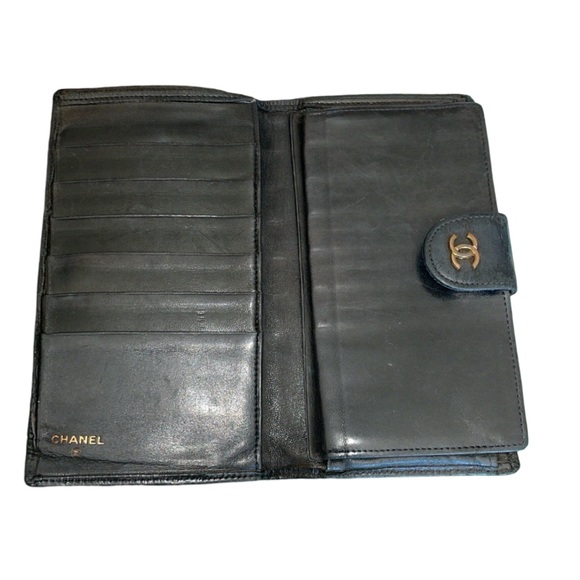 Chanel Vintage Black Cavier Wallet - Picture 5 of 13